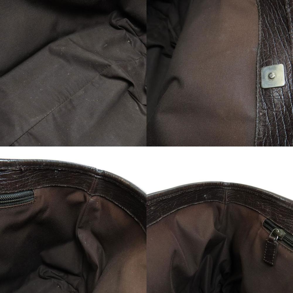 Gucci GG Tote Bag Leather Brown - Picture 5 of 9